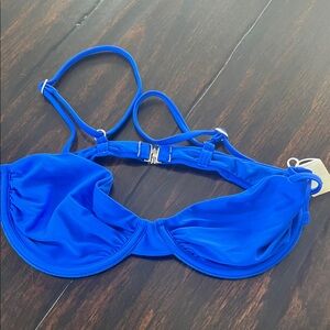 Edikted Blue Bikini Top